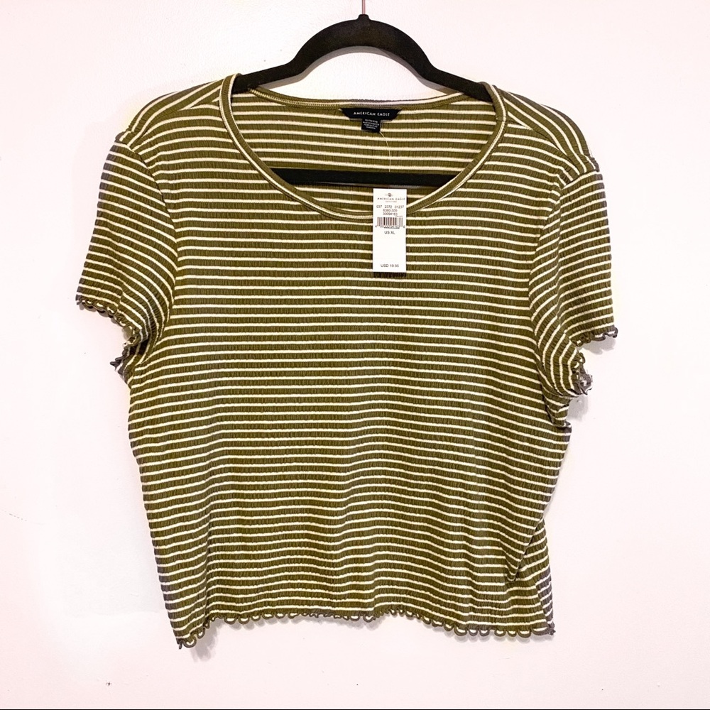 AE Smocked Baby Doll T-Shirt